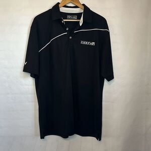 Callaway Mens Black Golf Polo size L Large Short Sleeve